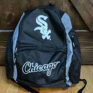 MLB Chicago White Sox baseball Black Backpack